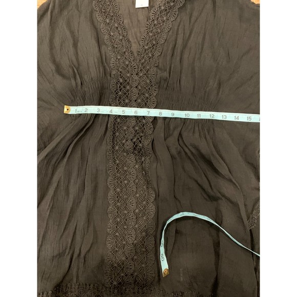 Time and Tru Black Lace Tunic - Picture 8 of 8
